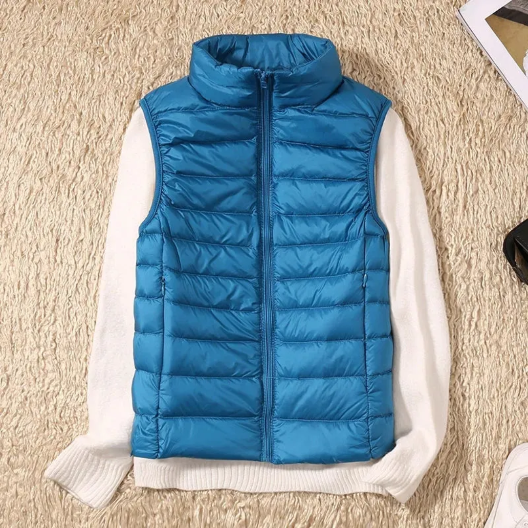 Puffer Gilet | Gewatteerd | Bodywarmer | Donsvest | Dames Gilet-Hallo Susanne