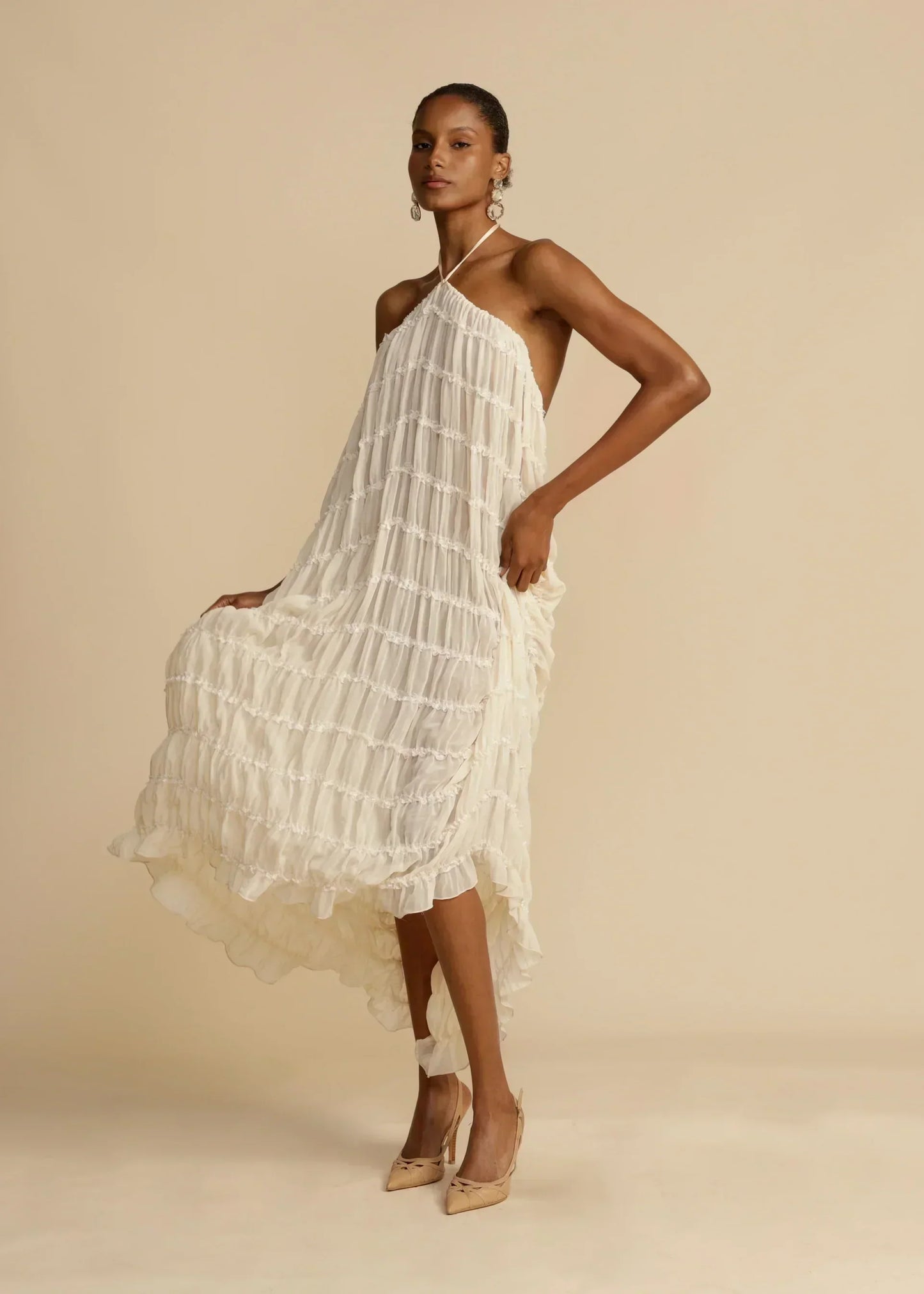 Rok en top | Chiffon | Open rug | Samengestelde set | Zomerkleding voor vrouwen-Hallo Susanne