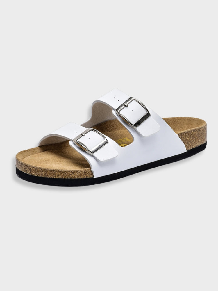 Sandalen met dubbele gesp | Slip-On | Orthopedisch | Damesslippers | Damessandalen-Hallo Susanne
