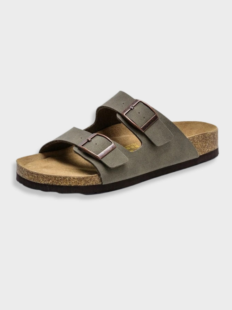 Sandalen met dubbele gesp | Slip-On | Orthopedisch | Damesslippers | Damessandalen-Hallo Susanne