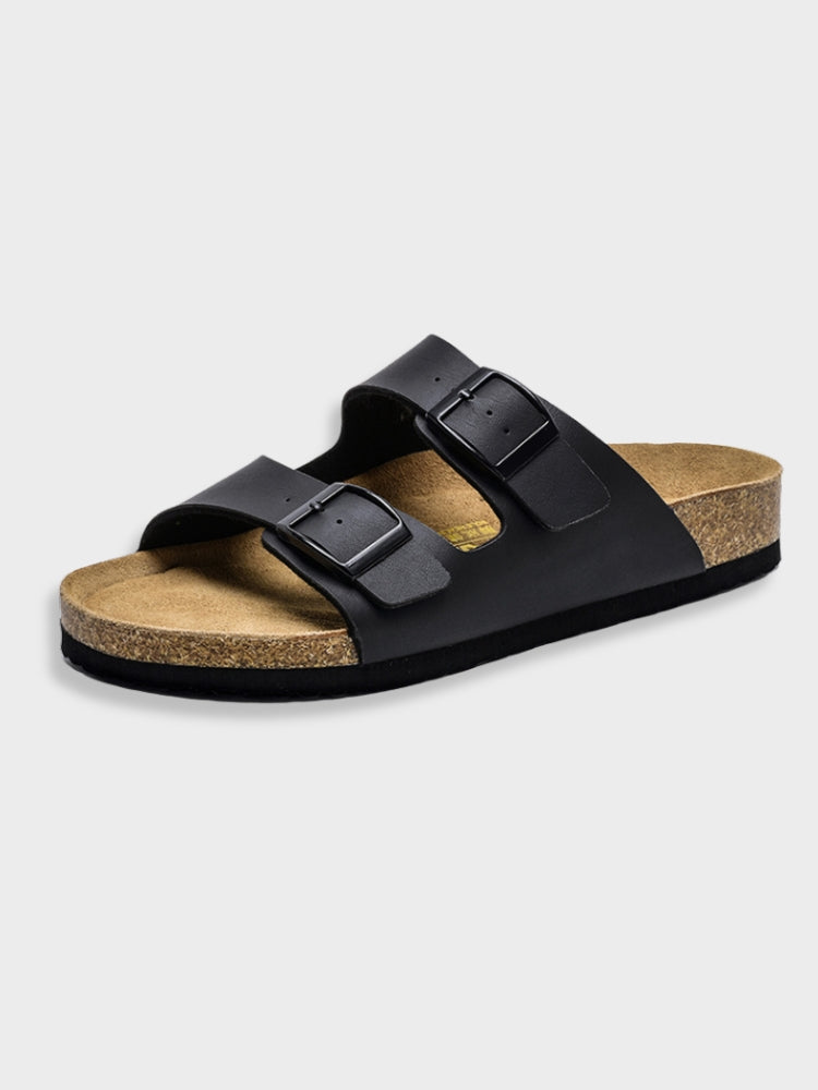 Sandalen met dubbele gesp | Slip-On | Orthopedisch | Damesslippers | Damessandalen-Hallo Susanne