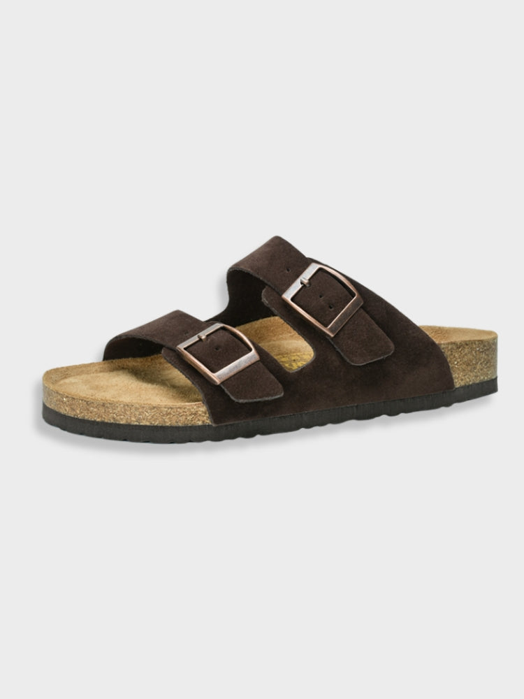 Sandalen met dubbele gesp | Slip-On | Orthopedisch | Damesslippers | Damessandalen-Hallo Susanne