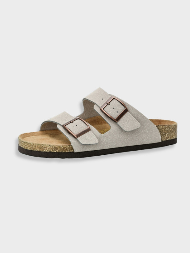 Sandalen met dubbele gesp | Slip-On | Orthopedisch | Damesslippers | Damessandalen-Hallo Susanne