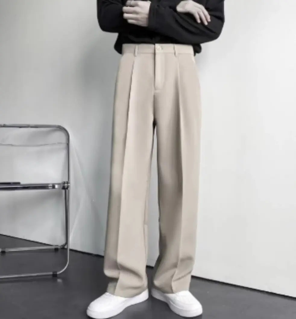 Slappe broek - Wijde pijpen - Hoge taille - Geplooide broek - Damesbroek-Hallo Susanne