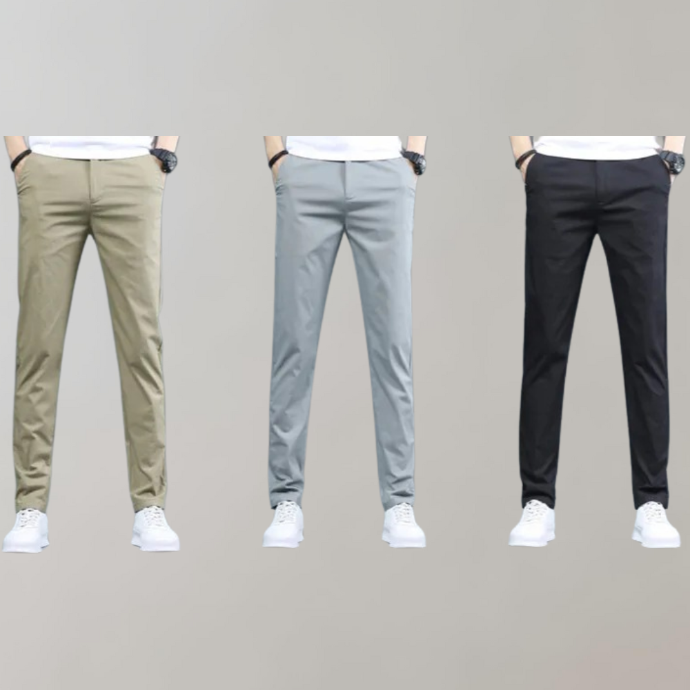 Stretch Broek | Skinny | Elastische Taille | Chino Broek | Herenbroek-Hallo Susanne