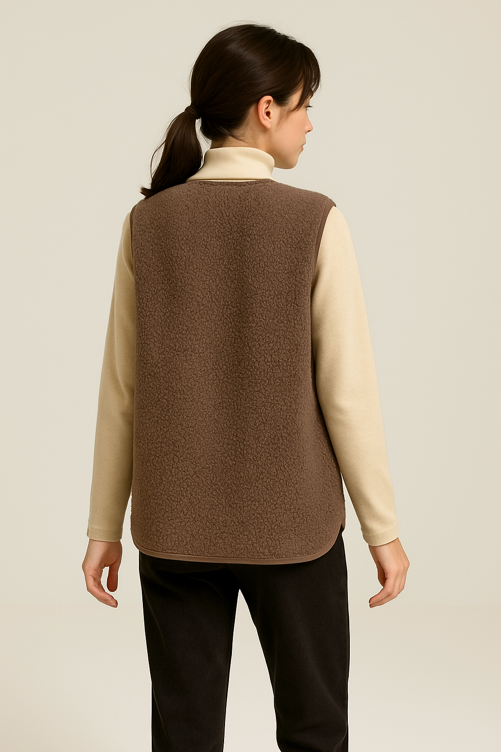 Teddy Gilet - Dames Bodywarmer zonder mouwen Teddy Vest-Hallo Susanne