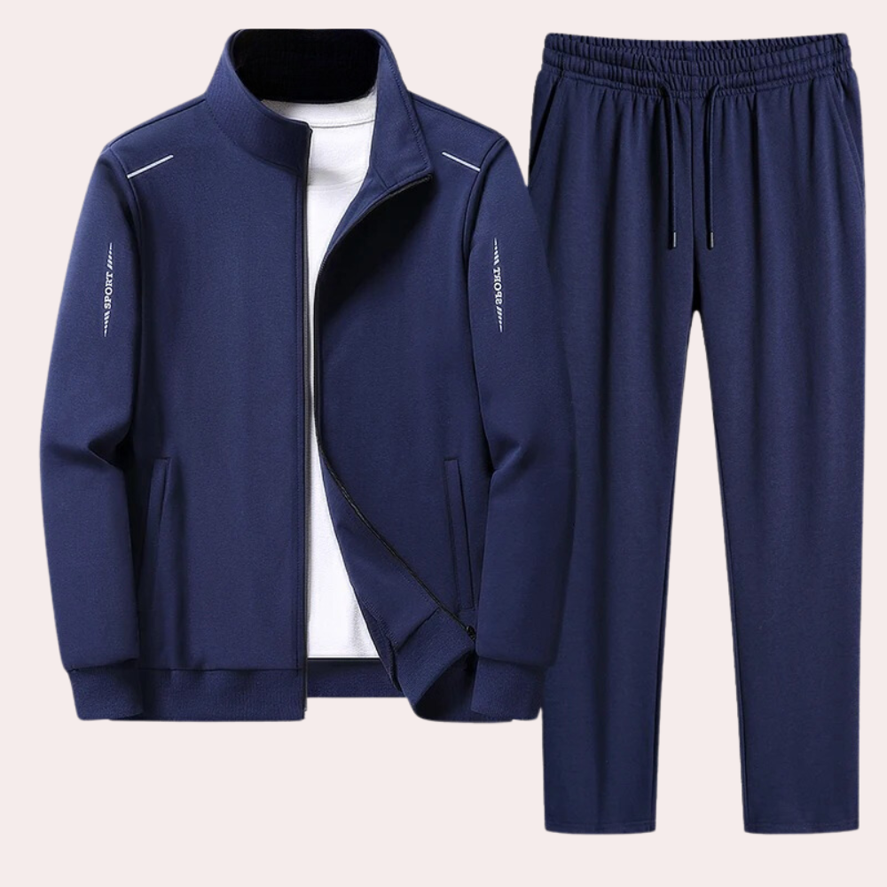 Trainingspak - Zip-Up - Vrije tijd - Tweedelige set - Trainingskleding voor mannen-Hallo Susanne