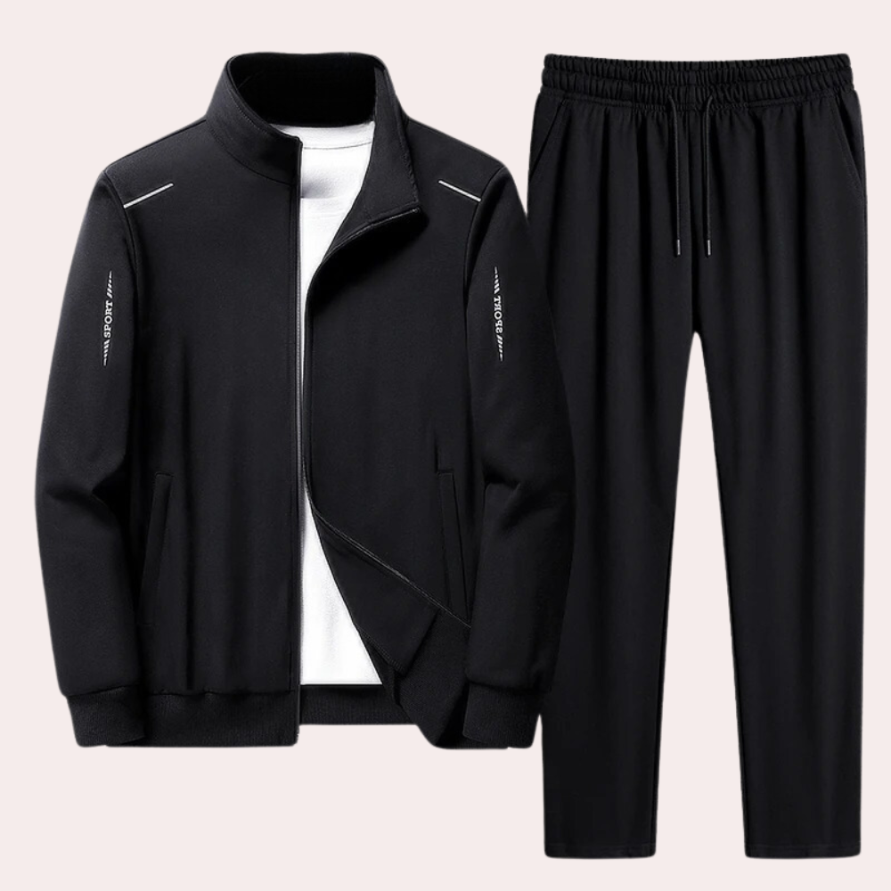 Trainingspak - Zip-Up - Vrije tijd - Tweedelige set - Trainingskleding voor mannen-Hallo Susanne