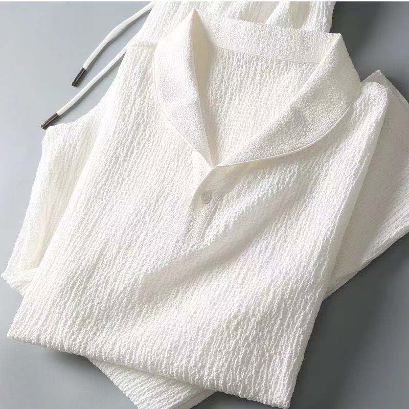Tweedelige set - T-shirt - Koord - Samengestelde set - Zomerkleding Heren-Hallo Susanne