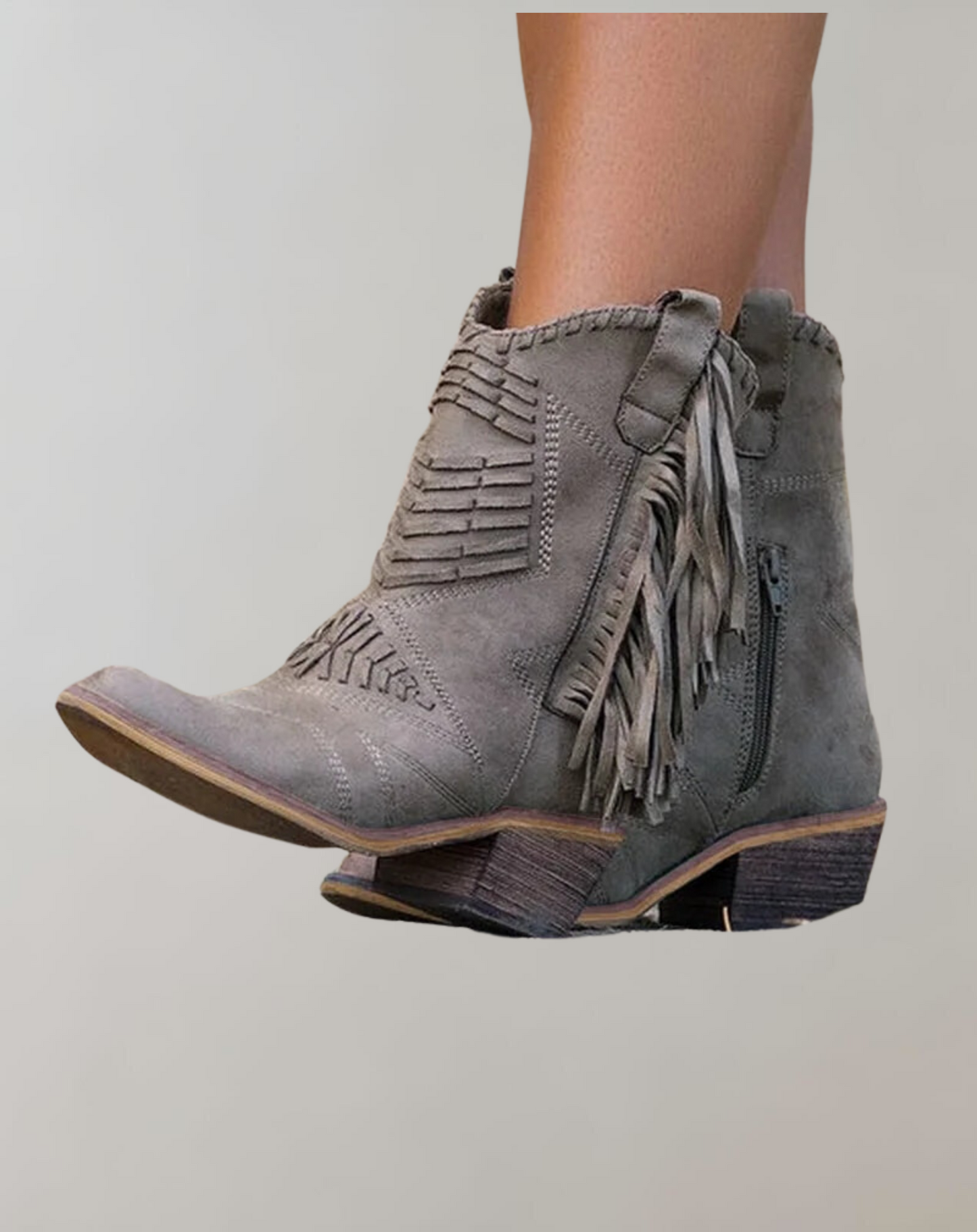 Westernlaarzen | Enkel | Kwastjes | Cowboylaarzen | Cowgirl-laarzen-Hallo Susanne