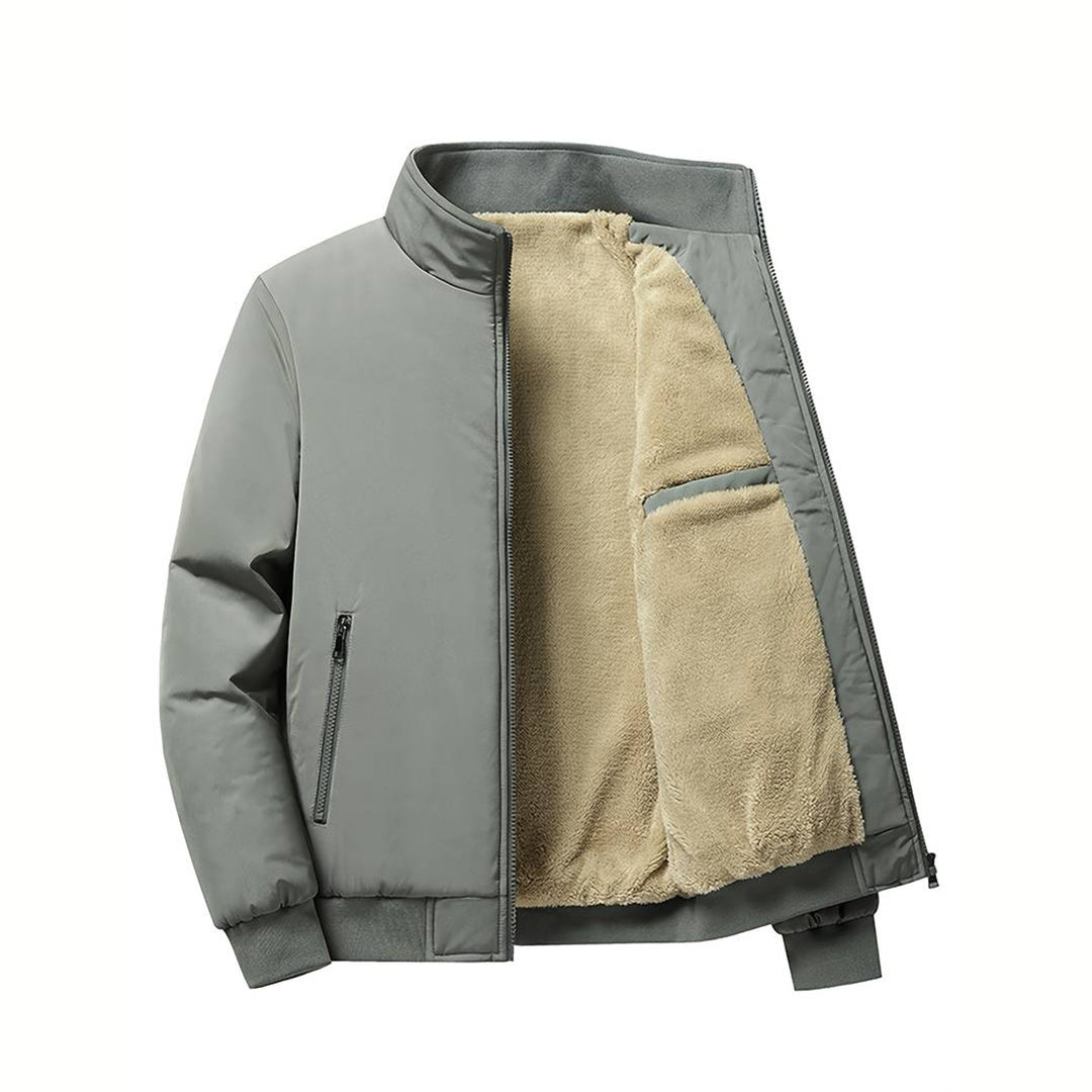 Winter Bomberjack - Fleece gevoerd - Zip-Up - Winterjas - Bomberjack voor heren-Hallo Susanne