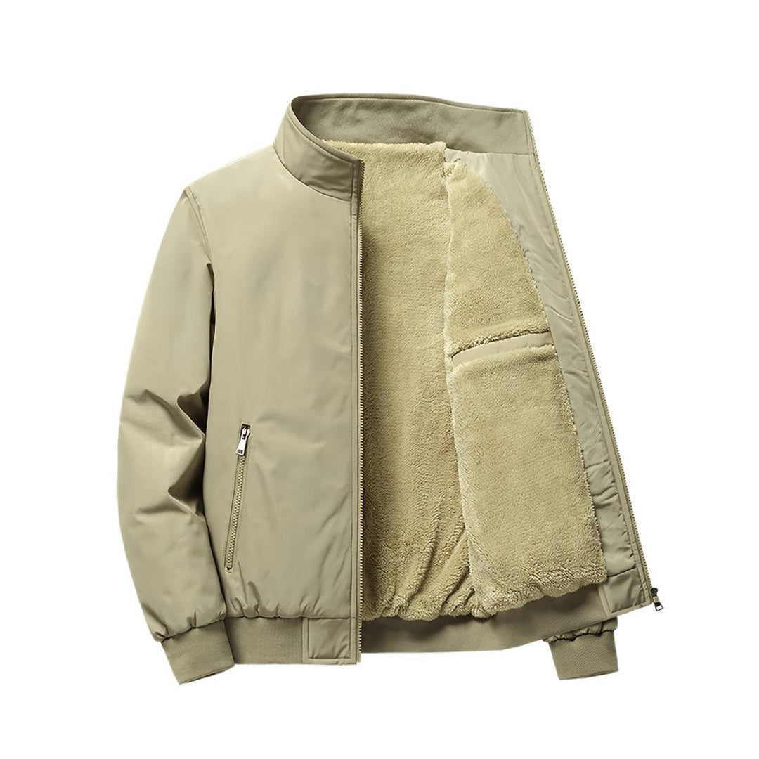 Winter Bomberjack - Fleece gevoerd - Zip-Up - Winterjas - Bomberjack voor heren-Hallo Susanne