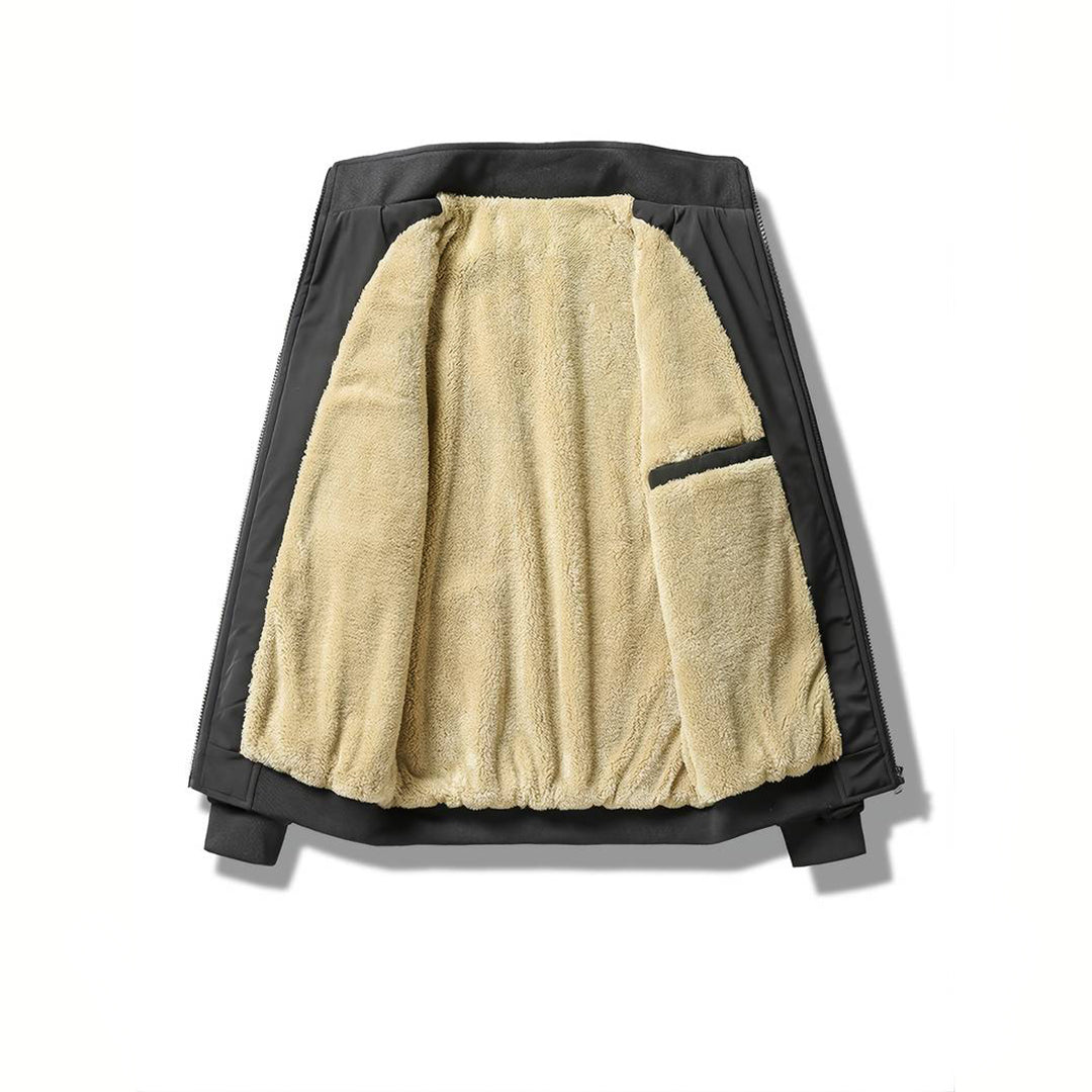 Winter Bomberjack - Fleece gevoerd - Zip-Up - Winterjas - Bomberjack voor heren-Hallo Susanne