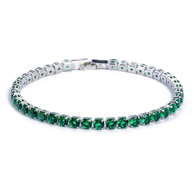 Zirkoon Armband - Zilveren gouden sieraden tennisarmband voor dames-Hallo Susanne