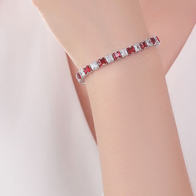 Zirkoon Armband - Zilveren gouden sieraden tennisarmband voor dames-Hallo Susanne