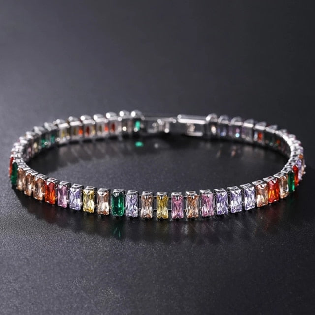 Zirkoon Armband - Zilveren gouden sieraden tennisarmband voor dames-Hallo Susanne