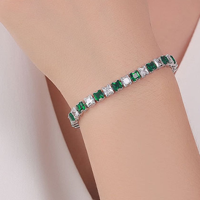 Zirkoon Armband - Zilveren gouden sieraden tennisarmband voor dames-Hallo Susanne