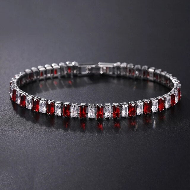Zirkoon Armband - Zilveren gouden sieraden tennisarmband voor dames-Hallo Susanne
