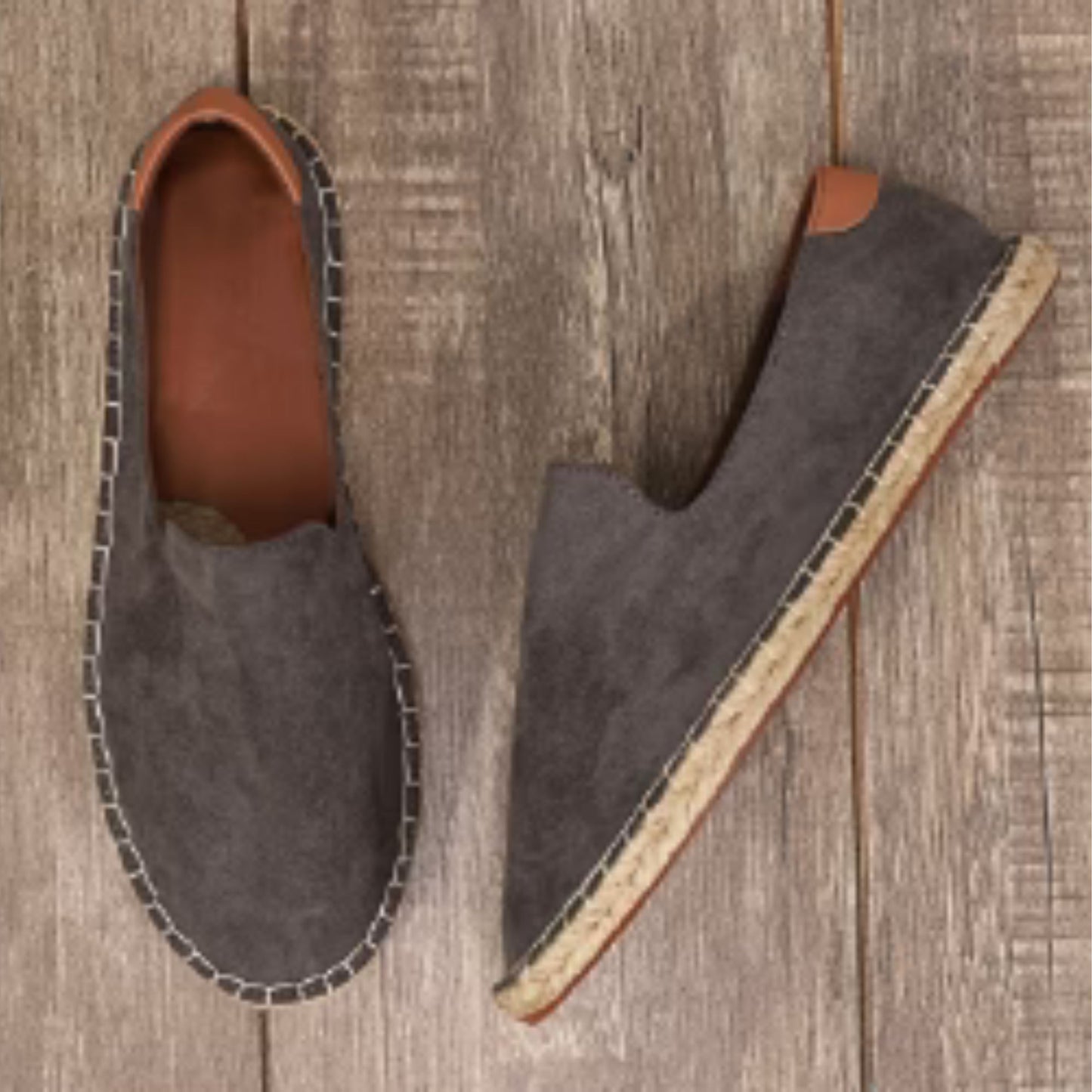 Zomerschoenen voor heren - Plat - Slip-On - Lichtgewicht schoenen - Espadrilles voor heren-Hallo Susanne