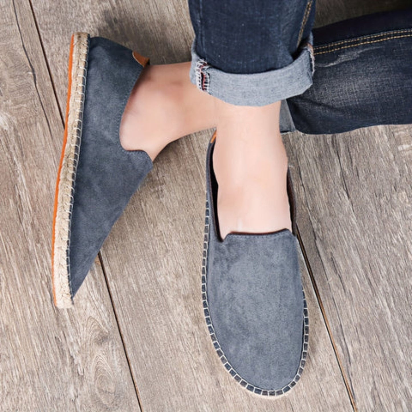 Zomerschoenen voor heren - Plat - Slip-On - Lichtgewicht schoenen - Espadrilles voor heren-Hallo Susanne