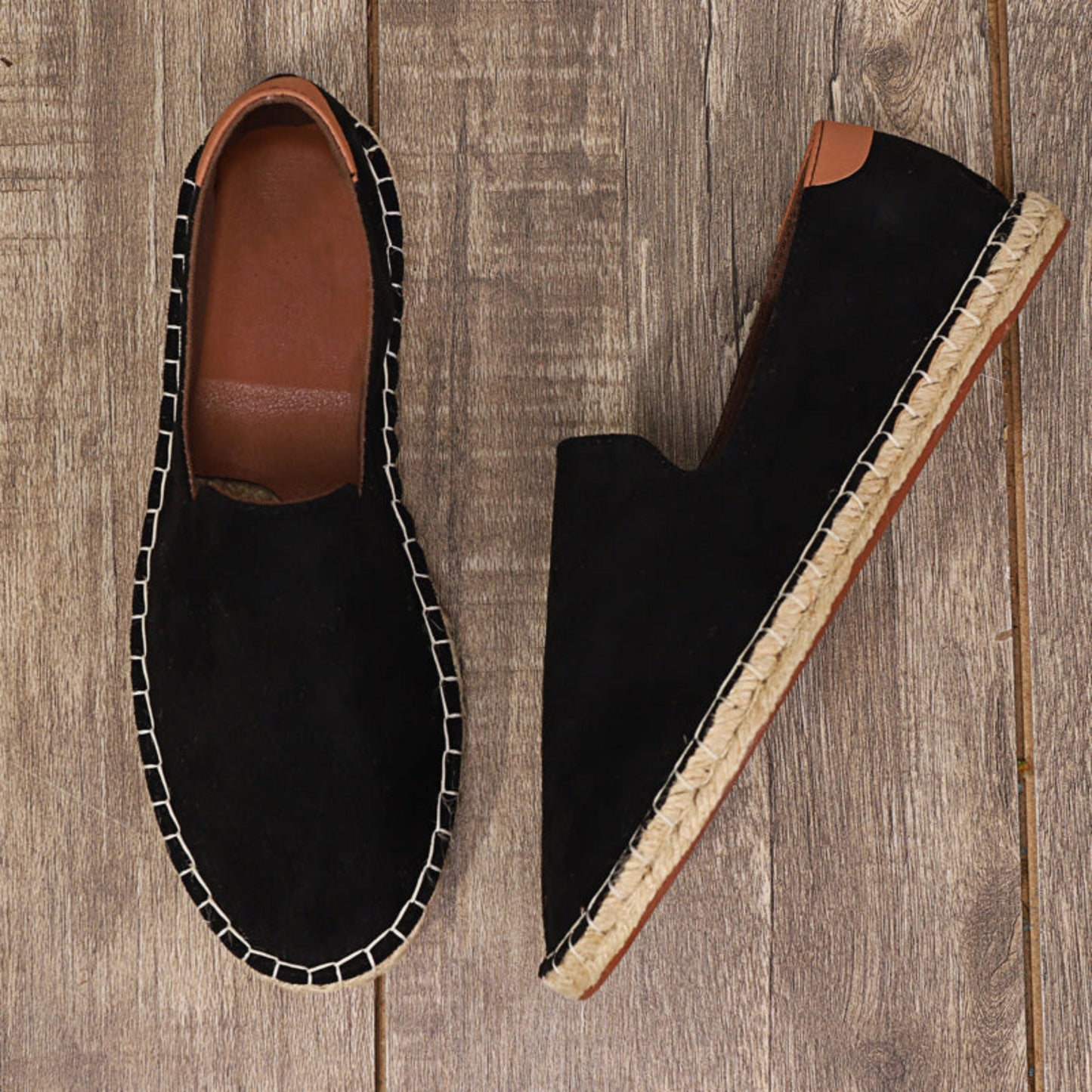 Zomerschoenen voor heren - Plat - Slip-On - Lichtgewicht schoenen - Espadrilles voor heren-Hallo Susanne