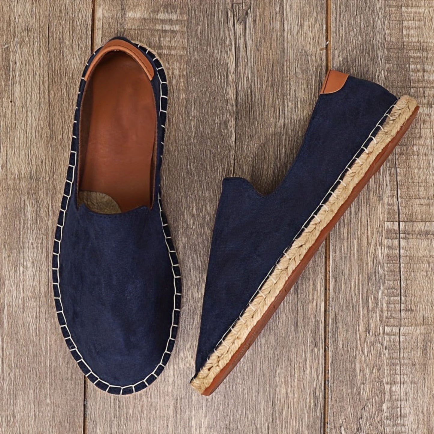 Zomerschoenen voor heren - Plat - Slip-On - Lichtgewicht schoenen - Espadrilles voor heren-Hallo Susanne