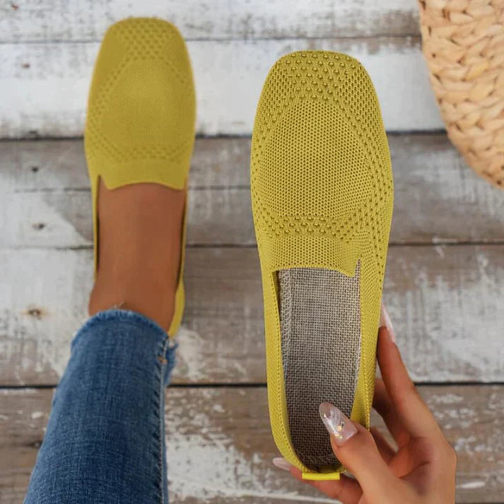 Zomerse Loafers | Slip-On | Comfortabele | Canvas Loafers | Damesschoenen-Hallo Susanne