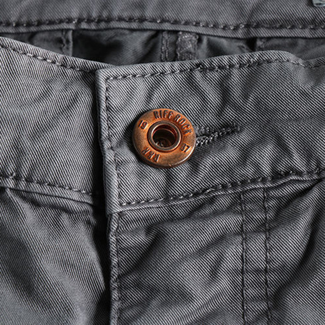 Zomershorts - Herencomfortabele stretch denim shorts-Hallo Susanne
