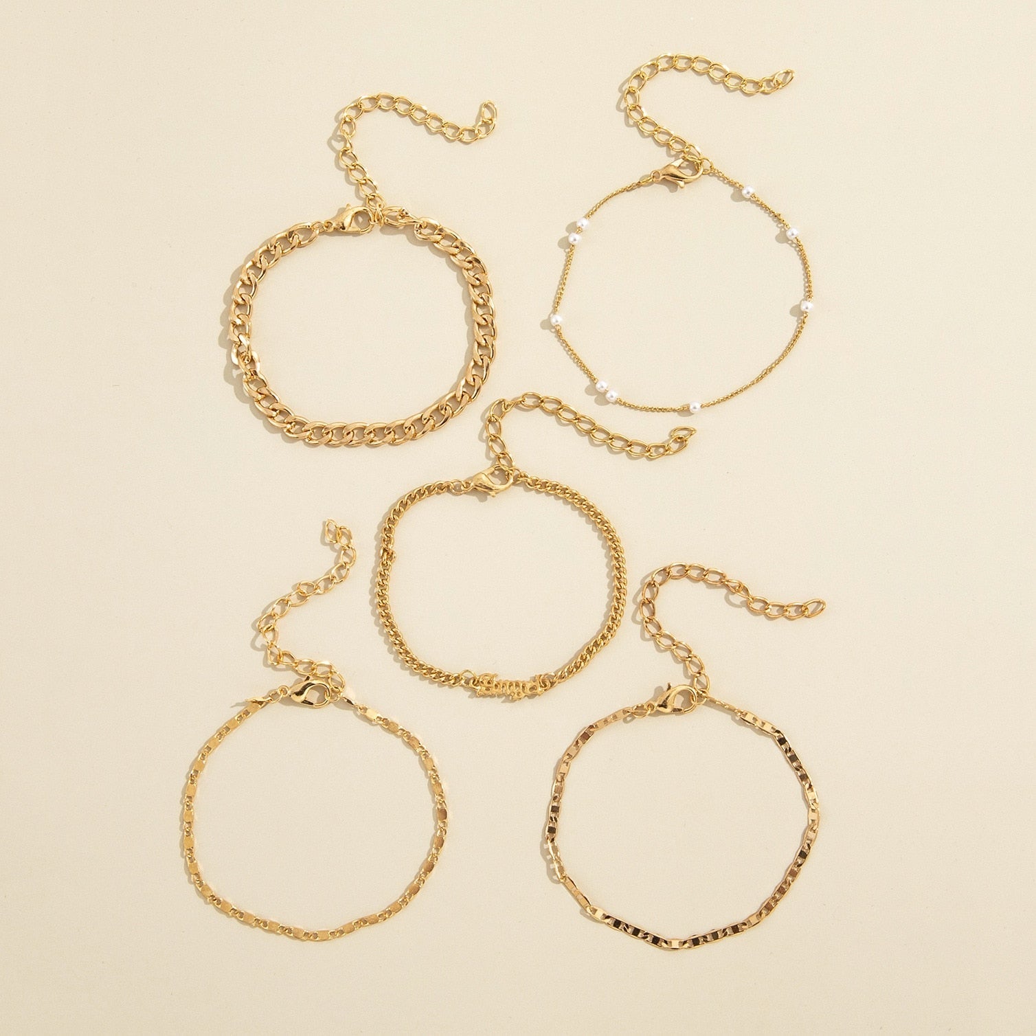 Armbandenset - Zilver - Goud - Armbanden voor dames - Dames sieraden-Hallo Susanne