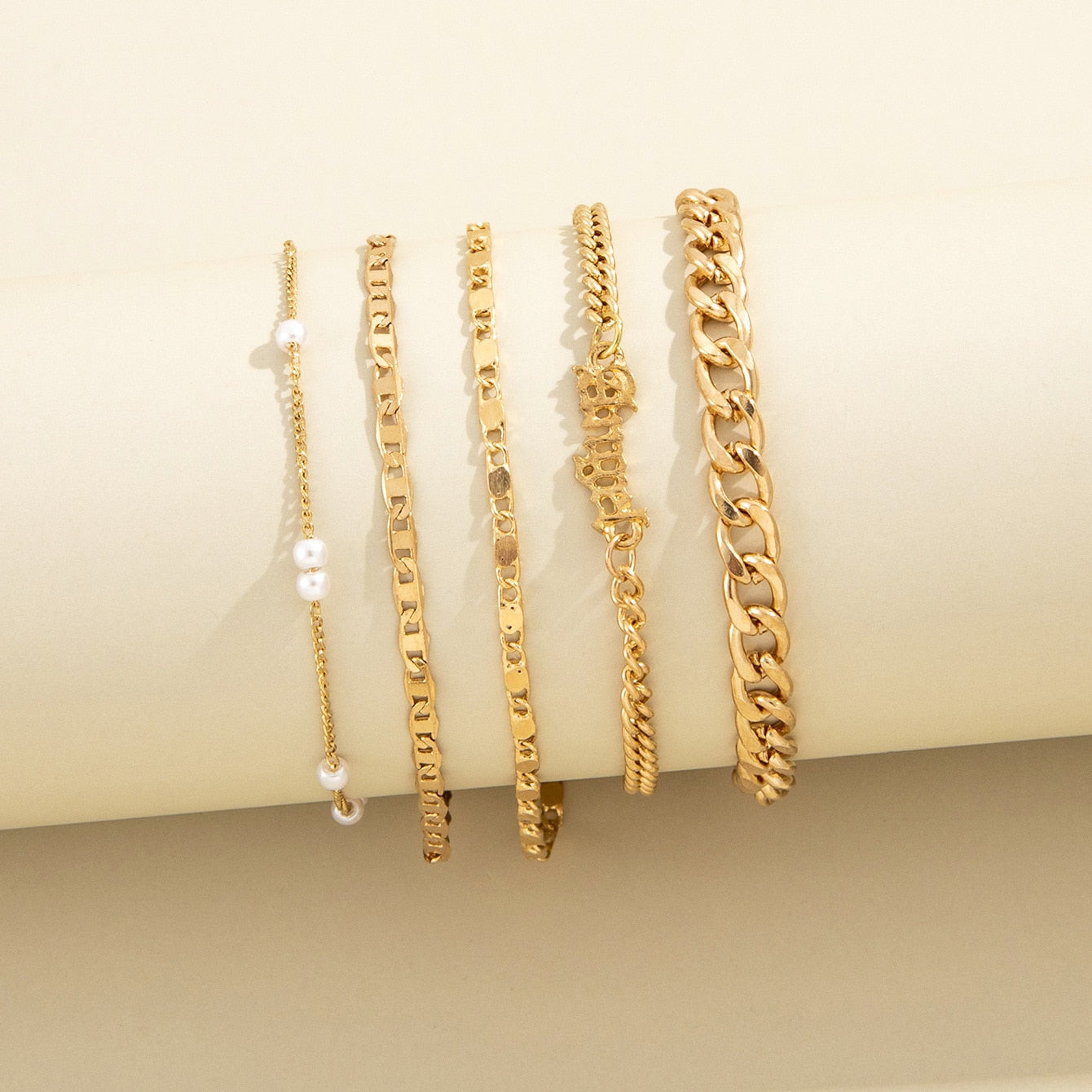 Armbandenset - Zilver - Goud - Armbanden voor dames - Dames sieraden-Hallo Susanne