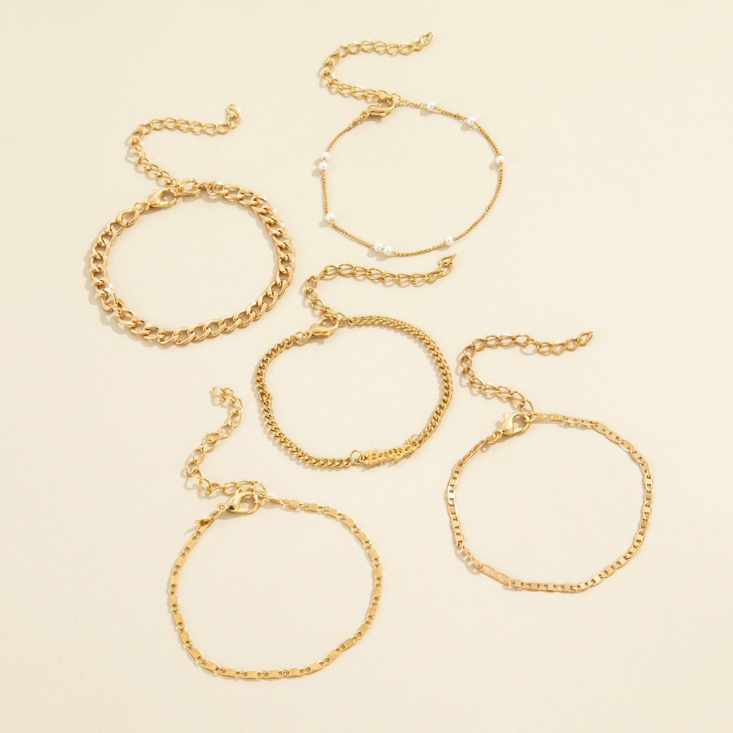 Armbandenset - Zilver - Goud - Armbanden voor dames - Dames sieraden-Hallo Susanne