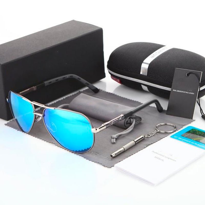 Aviator-zonnebril | UV-bescherming | Gepolariseerd | Pilotenbril | Herenzonnebril-Hallo Susanne