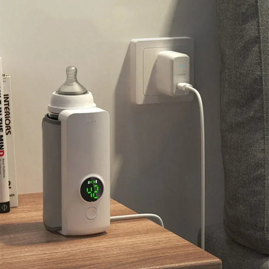 Babyflesverwarmer | Oplaadbaar | Draagbaar | Voedingsflesverwarmer | Reisflessenverwarmer-Hallo Susanne
