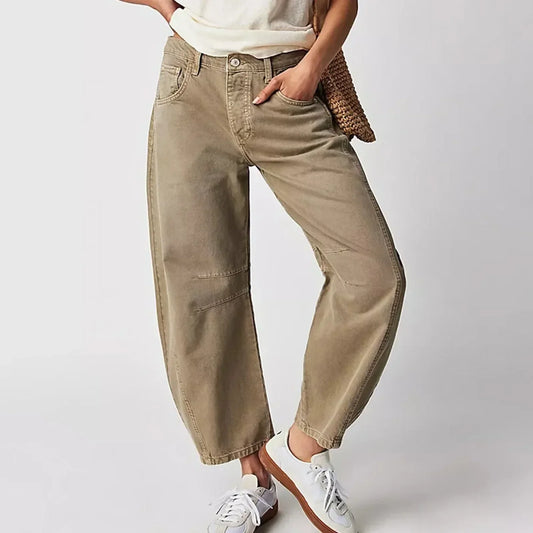 Baggy Jeans - Normale Taille - Comfortabel - Losse Jeans - Dames Jeans-Hallo Susanne