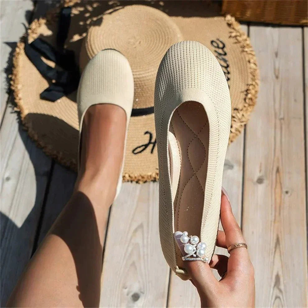 Ballerina Schoenen - Vrouwen Platte Slip-On Orthopedische Zomerschoenen-Hallo Susanne