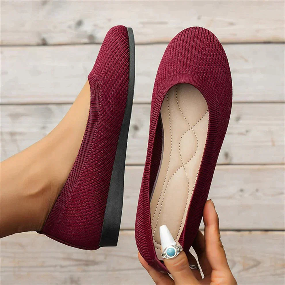 Ballerina Schoenen - Vrouwen Platte Slip-On Orthopedische Zomerschoenen-Hallo Susanne