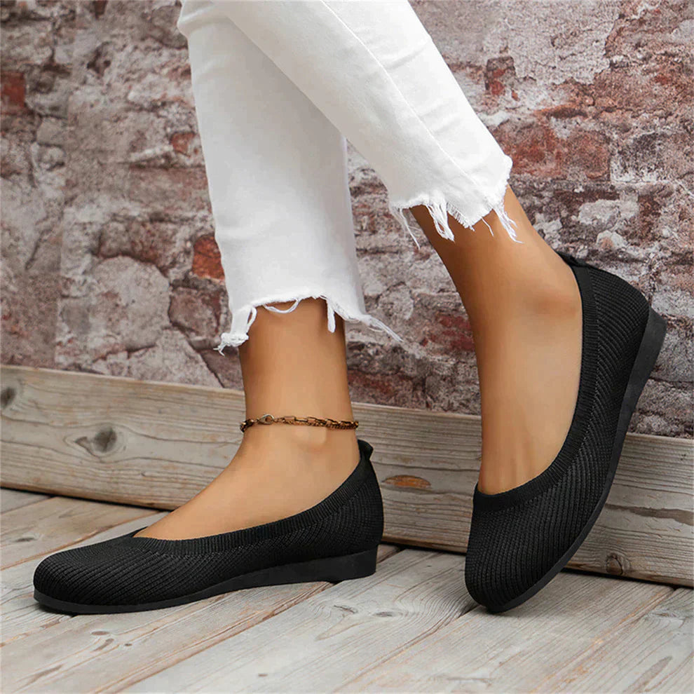 Ballerina Schoenen - Vrouwen Platte Slip-On Orthopedische Zomerschoenen-Hallo Susanne