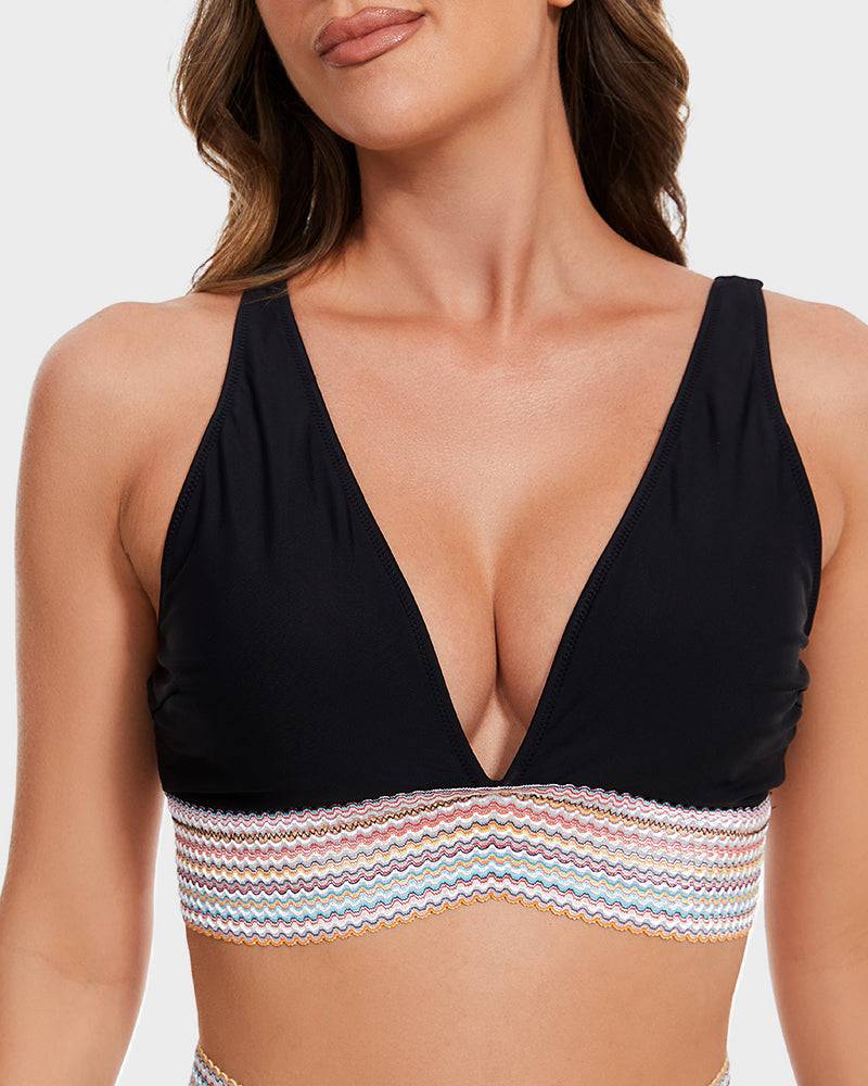 Bikiniset - Tweedelig - V-hals - Bikini met hoge taille - Zwemkleding voor dames-Hallo Susanne