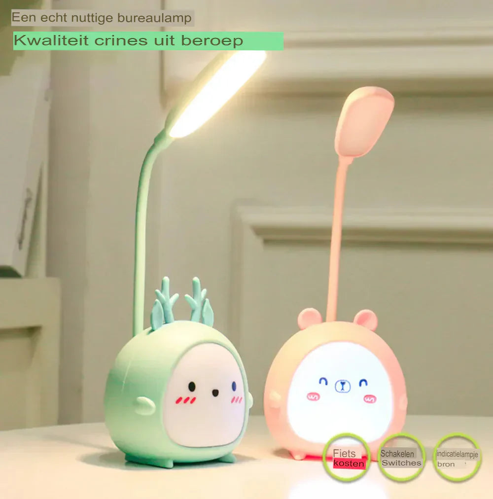 Bureaulamp - Oplaadbaar - Lezen - Kinderbedlampje - Tafellamp-Hallo Susanne