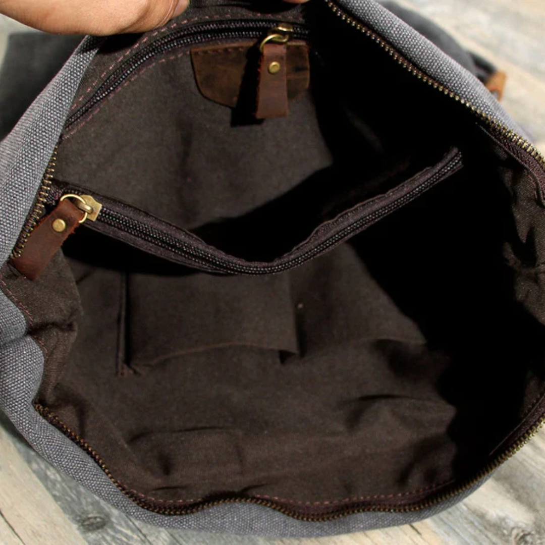 Canvas Tas | Verstelbare Riem | Groot | Schoudertas | Alledaagse Tas-Hallo Susanne