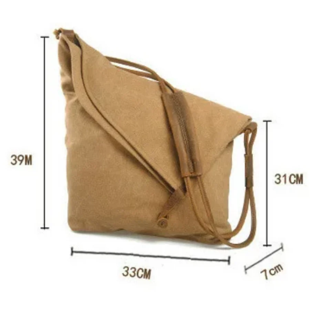 Canvas Tas | Verstelbare Riem | Groot | Schoudertas | Alledaagse Tas-Hallo Susanne