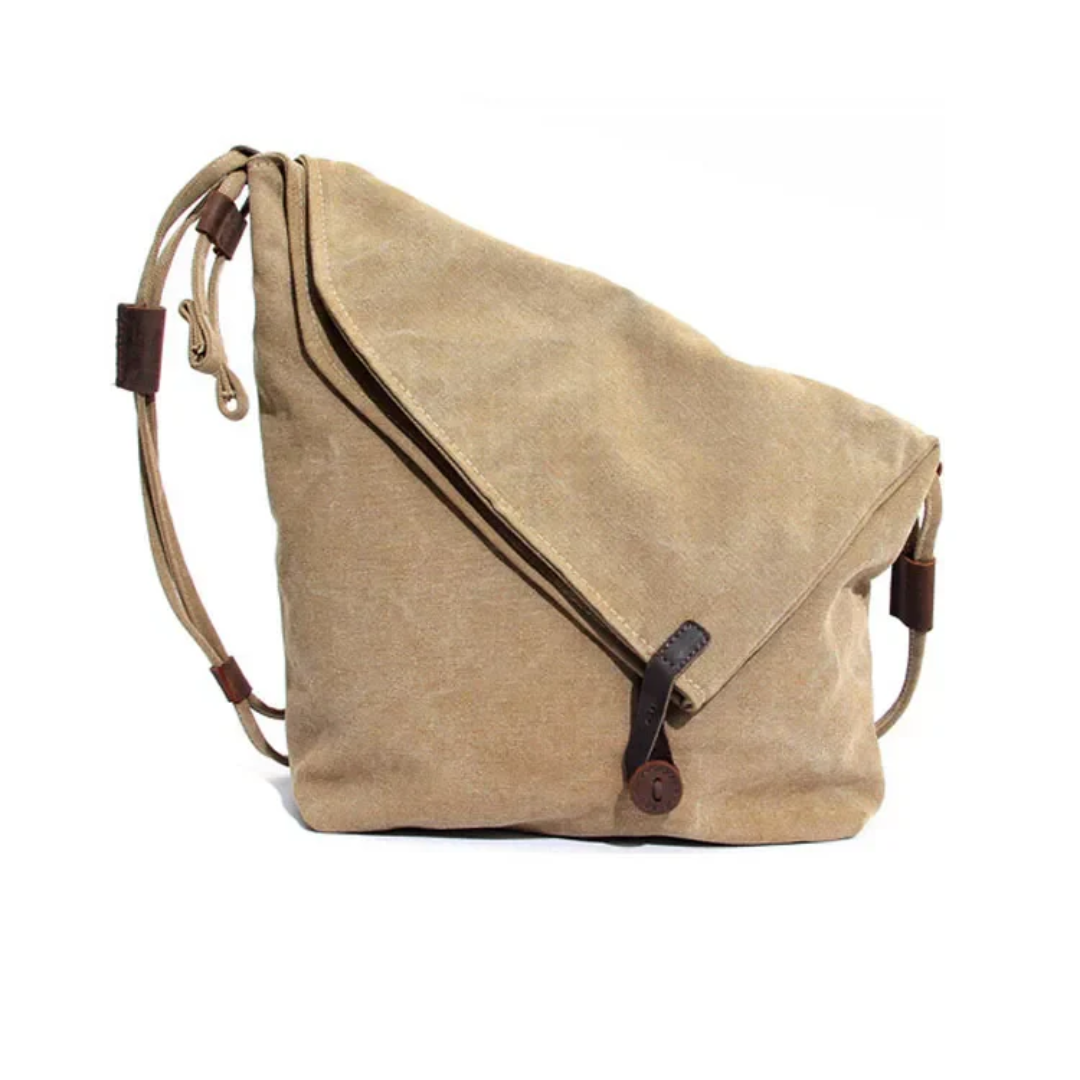 Canvas Tas | Verstelbare Riem | Groot | Schoudertas | Alledaagse Tas-Hallo Susanne