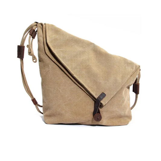 Canvas Tas | Verstelbare Riem | Groot | Schoudertas | Alledaagse Tas-Hallo Susanne