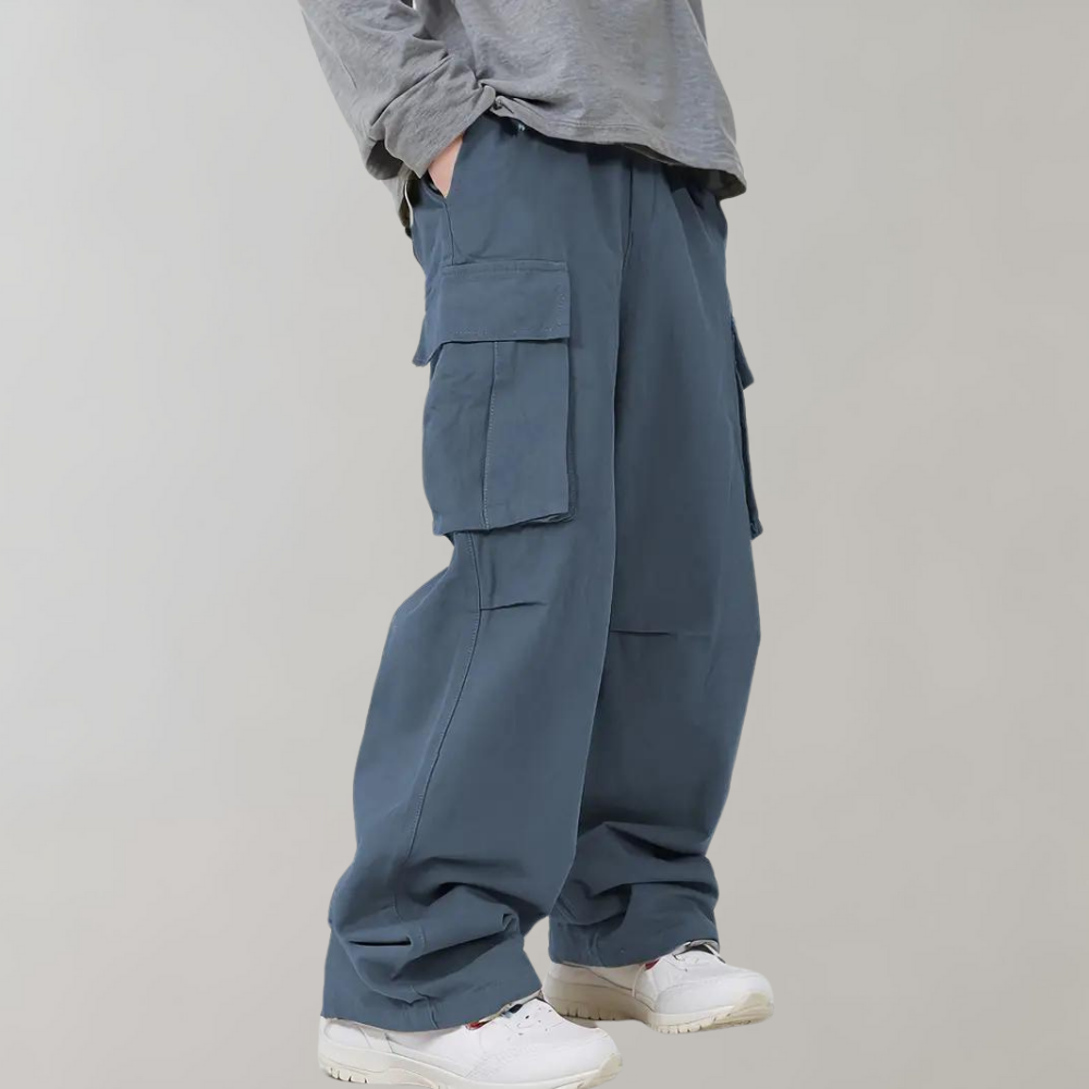 Cargo Broek | Los model | Wijde pijpen | Baggy Broek | Herenbroek-Hallo Susanne