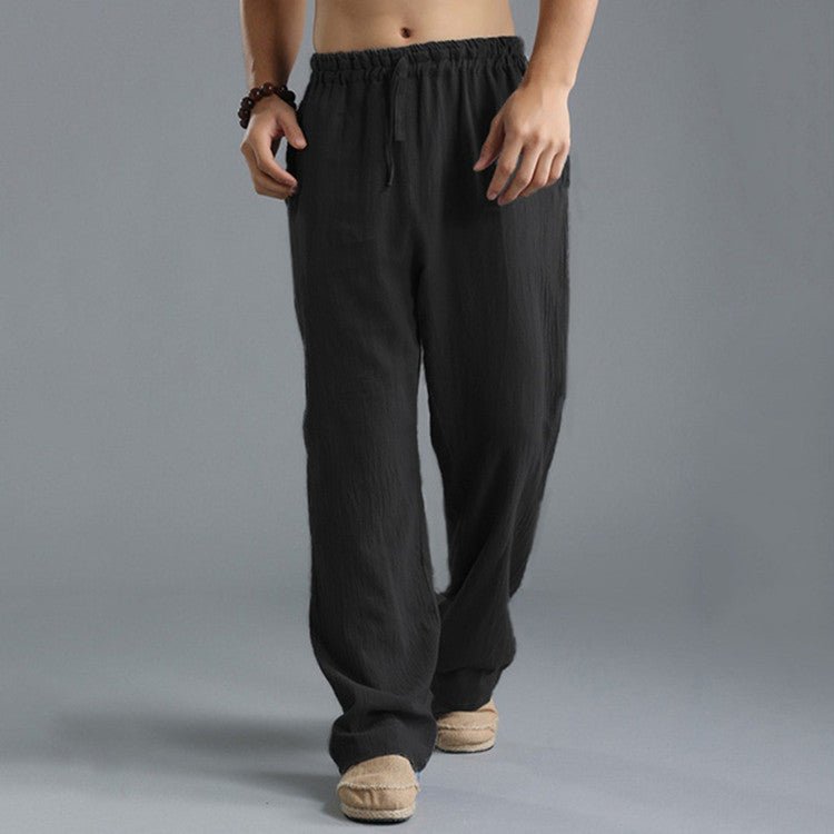 Casual broek - Lichtgewicht - Losse pasvorm - Zomerbroek - Herenbroek-Hallo Susanne