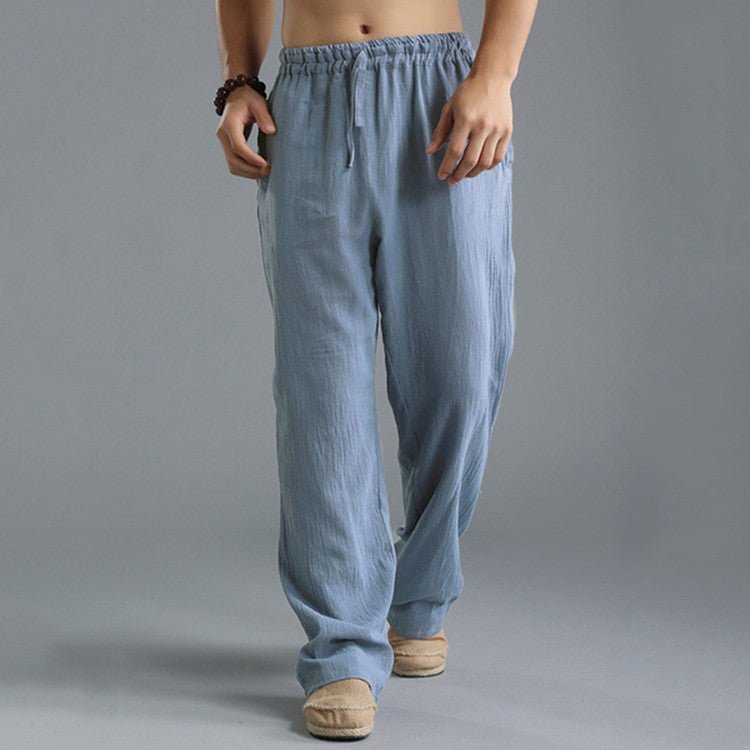 Casual broek - Lichtgewicht - Losse pasvorm - Zomerbroek - Herenbroek-Hallo Susanne