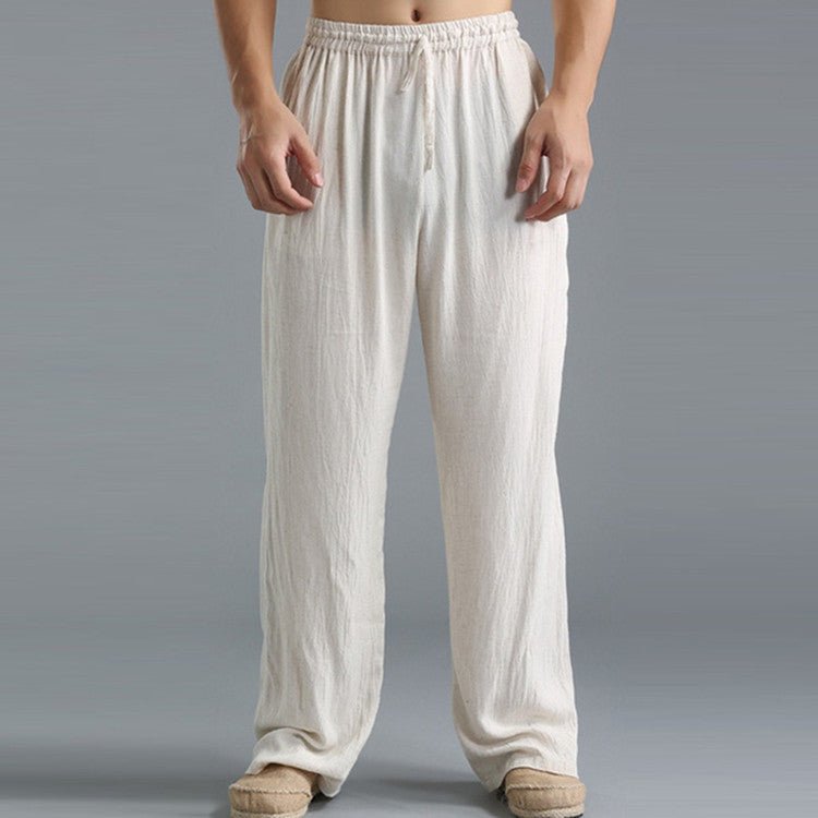 Casual broek - Lichtgewicht - Losse pasvorm - Zomerbroek - Herenbroek-Hallo Susanne