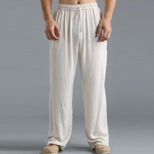 Casual broek - Lichtgewicht - Losse pasvorm - Zomerbroek - Herenbroek-Hallo Susanne