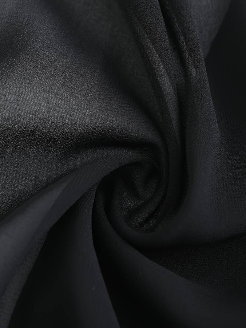 Chiffon Blouse - Lichtgewicht chiffon vest met strik aan de voorkant voor dames-Hallo Susanne