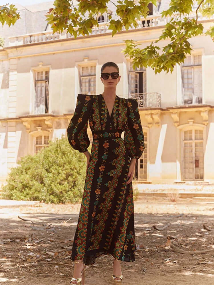 Co-Ord Set - Bedrukte Maxi Rok Zomerkleding Vrouwen-Hallo Susanne
